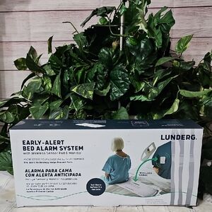 Lunderg NIB Early-Alert Bed Alarm System With Wireless Sensor Pad & Monitor